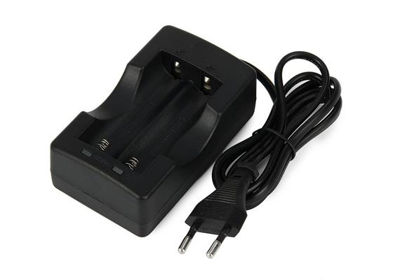 Battery Charger With Short Circuit Protection For 2X 18650 Lithium-ion Rechargeable Battery